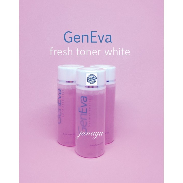 Geneva Fresh Toner White Penyegar Wajah Dengan Whitening original
