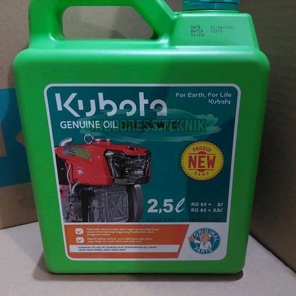 Oli Mesin Diesel Kubota Original 2,5 Liter