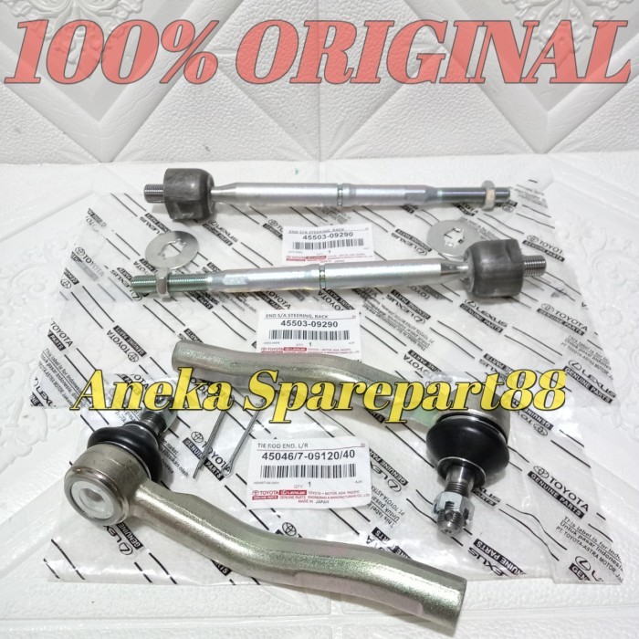 Tie rod end + 2pcs long tie rod rack end Vios old gen1 gen 1 original