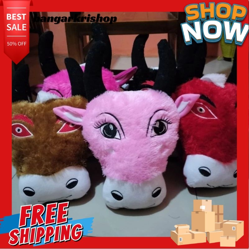 Boneka Bantal kepala bantengan BG