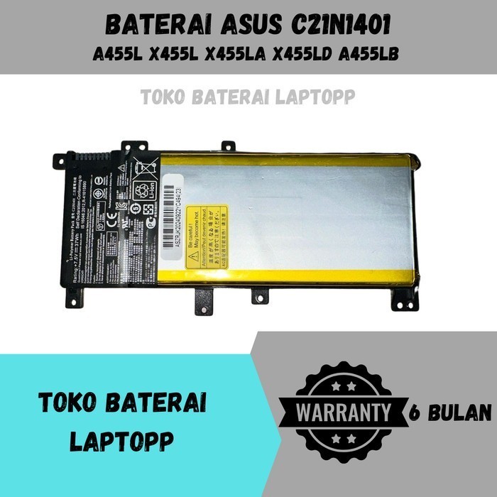 Baterai Batre Laptop Assus C21N1401