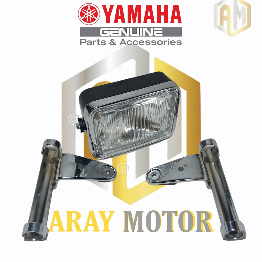 REFLEKTOR LAMPU DEPAN RX KING LAMA 5T5 KW SUPER DAN BREKET DUDUKAN KUPING LAMPU REFLEKTOR RX KING RX