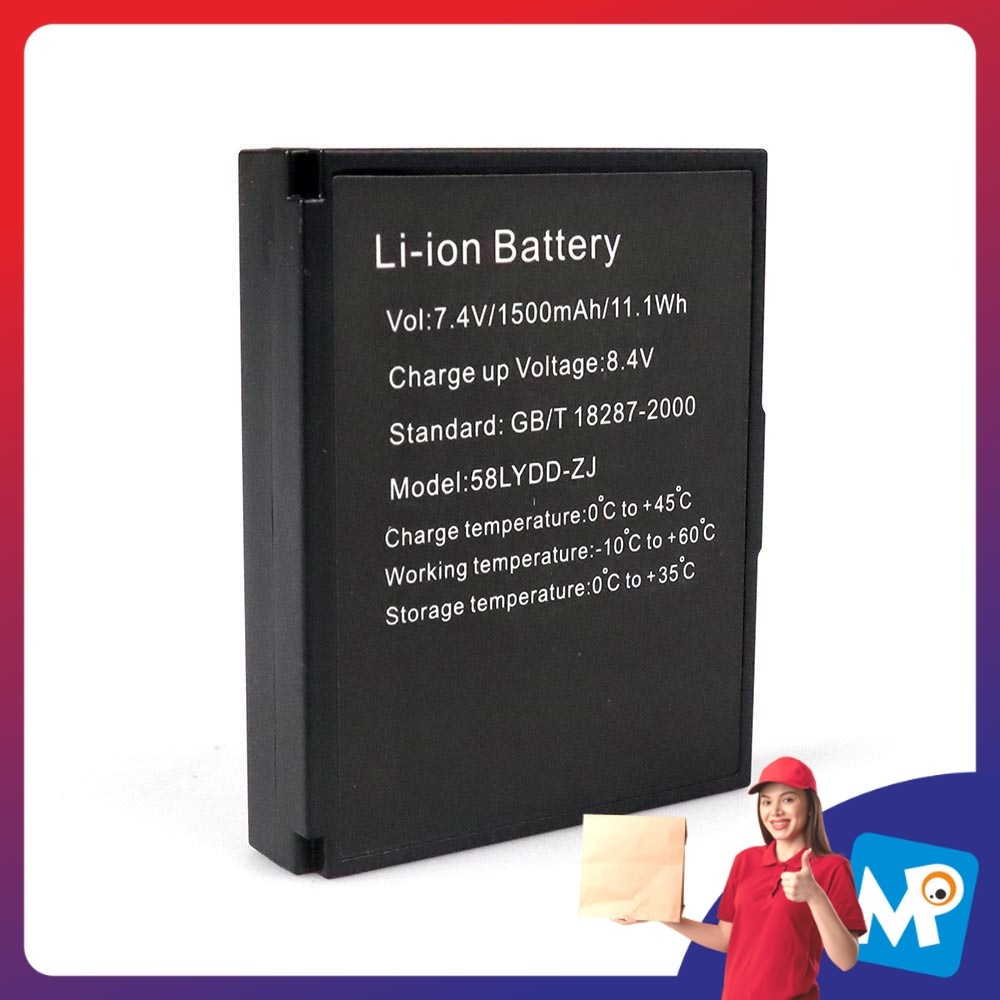 Baterai Printer Zjiang Mini Bluetooth Thermal 5805/5802/5807 - 58LYDD-ZJ