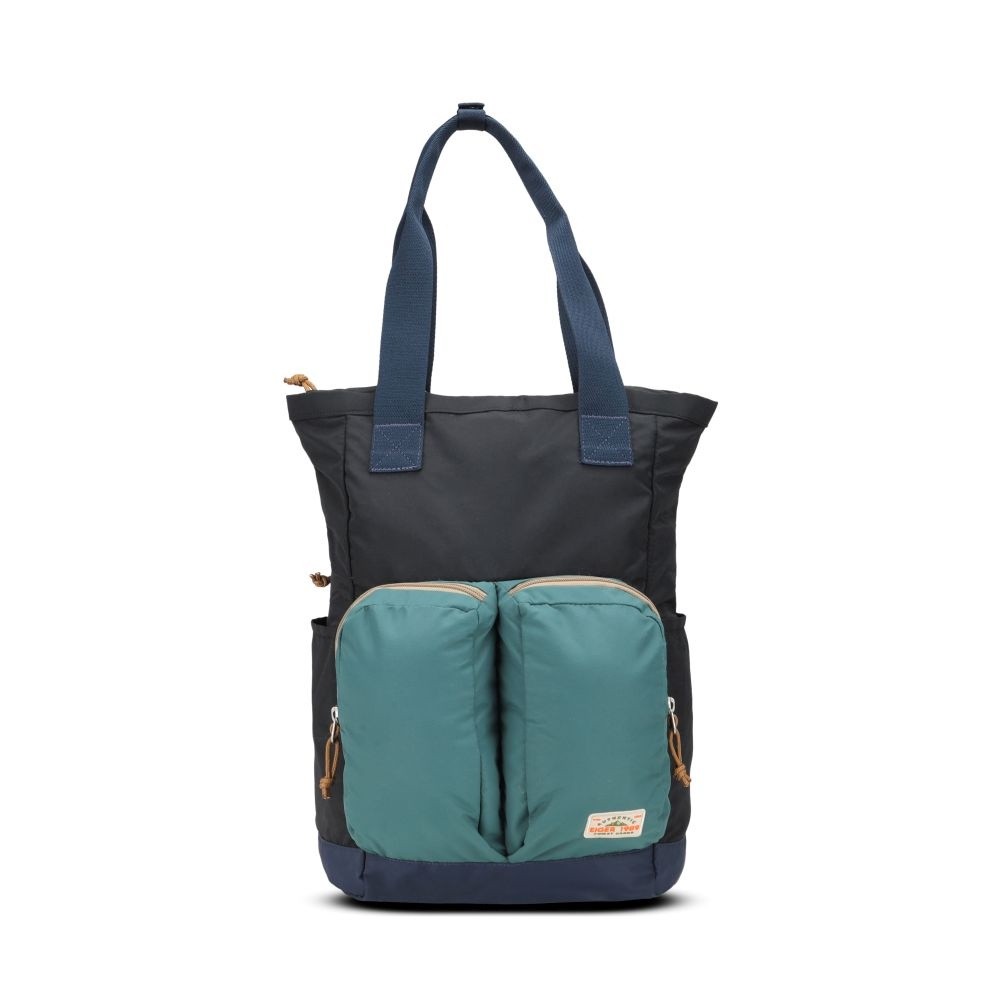 EIGER 1989 TAS WANITA SAIRA TWO WAY BACKPACK TOTE - HITAM