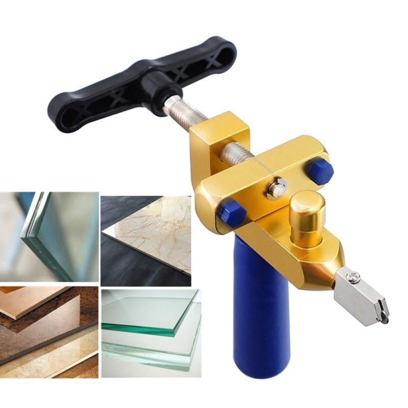 

2-in-1 Professional Glass Cutter Set Glass Cutting Tool Diy Tile Cutting Tools 3-15mm Glsss Cutting Tools Set