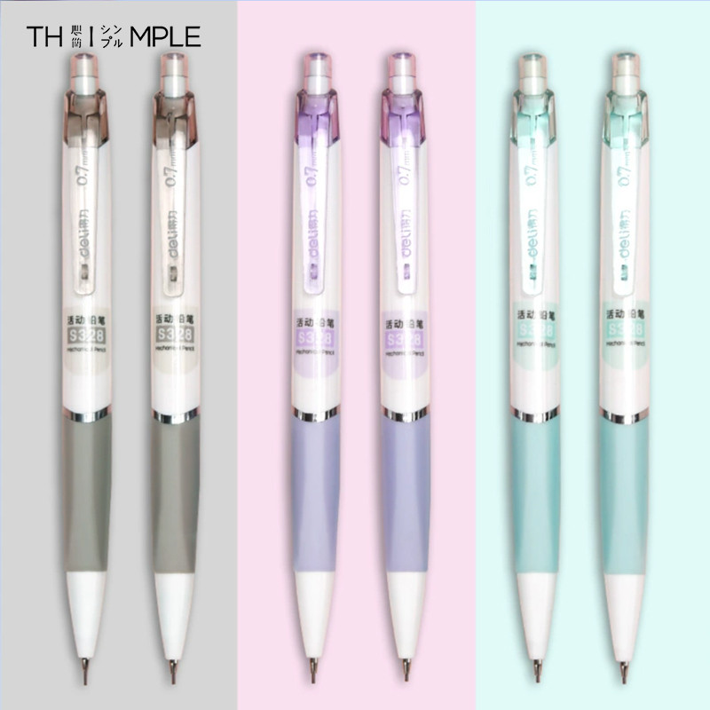

Pencil mechanical/Pensil Mekanik Cetek Tip 0.5mm / 0.7mm Dilengkapi Klip-THIMPLE