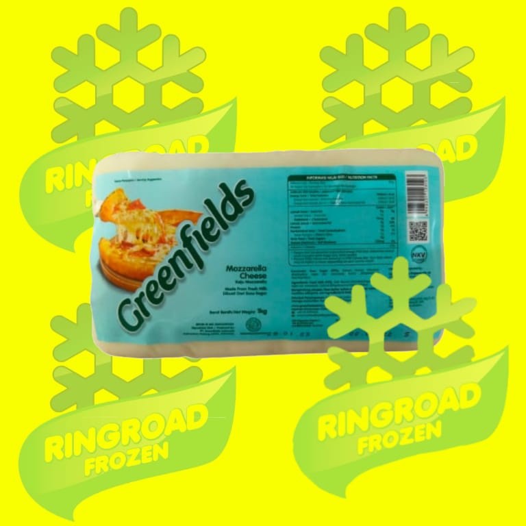 

GREENFIELDS Mozzarella Cheese 1 kg - Keju Mozzarella