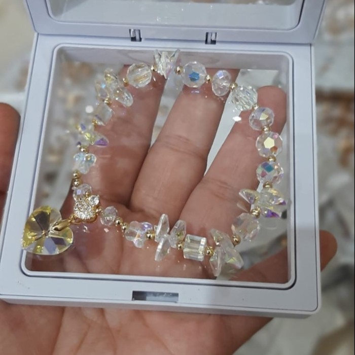 GELANG BATU KRISTAL TERLARIS - LOVE BENING