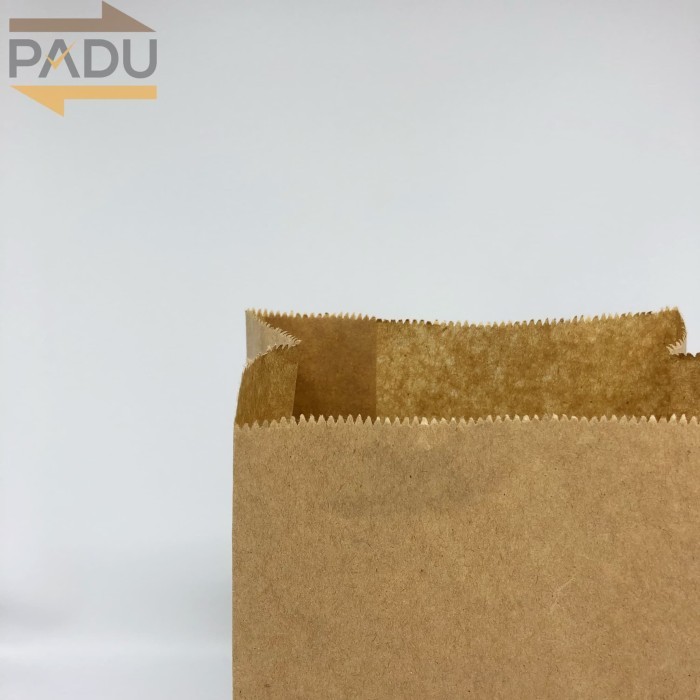

PROMO!! - Paper Bag / Kantong Kertas (L) - Kantong Roti / Fried Chicken / Snack - Cokelat