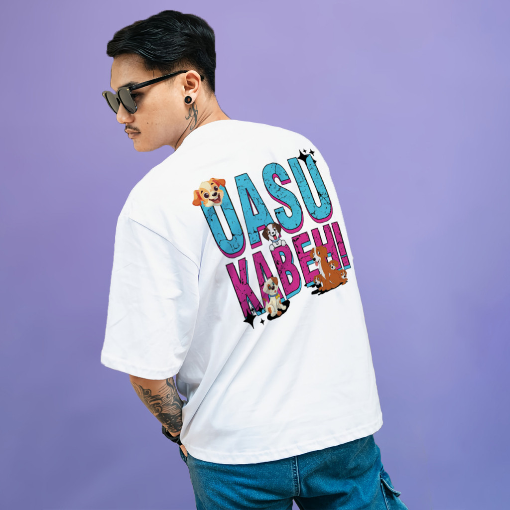 Original Deliwafa - Kaos Cotton Combed 24s Unisex T-Shirt Uasuu Kabeh
