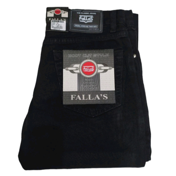 ✨BISA COD✨ -celana Jeans cutbray Fallas pria, size 27/32 - Biru, 27