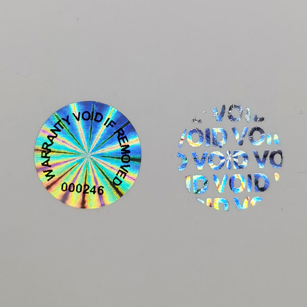 

Holographic High Security Tamper-Evident Sticker, VOID Tamper-Proof Warranty Label, Serial Number, 2000pcs, 15x15mm