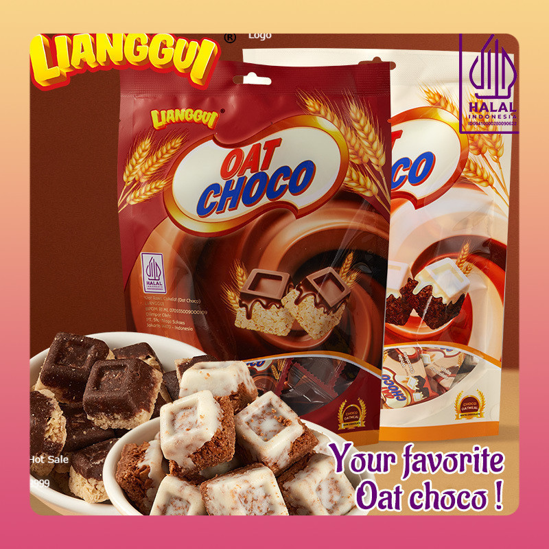 

[Makanan viral halal unik]Halal Lianggui Oat Choco Oatmeal Rasa Cokelat Oatmeal Rasa Cokelat Putih 90g Sereal Sehat CHOCO COCONUT/ STRAWBERRY/ CHOCO & MILK BURSTLURRY CRISPY & SWEET Wafer Bulat Salut Chocolate Cones Cones Chocolates Flavour Wafer Roll