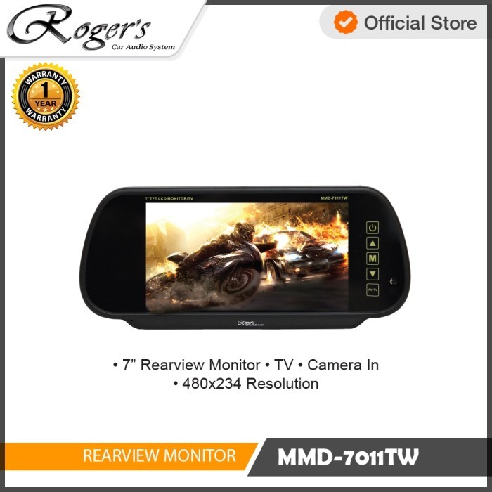 GROSIR Rogers TV Spion 7inc MMD-7011TW | Garansi Resmi 1t tahun Rogers