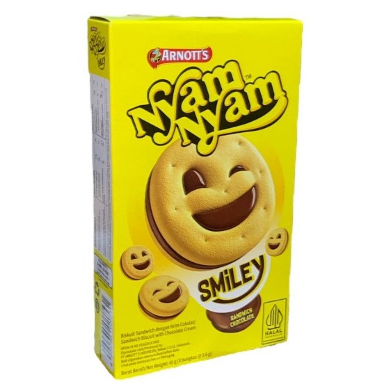 

Nyam Nyam Smiley Cokelat 45 Gram