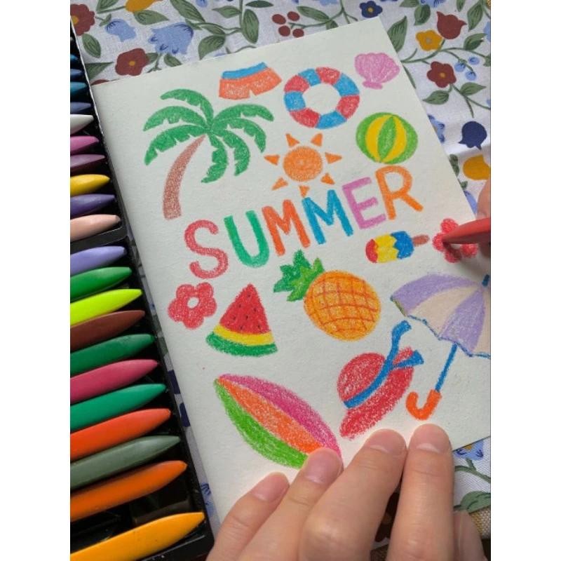 

Plastic Crayon 12/24/36 Warna / Crayon Mewarnai / Crayon Anti Air Anti Kotor Tangan / Pensil Warna /