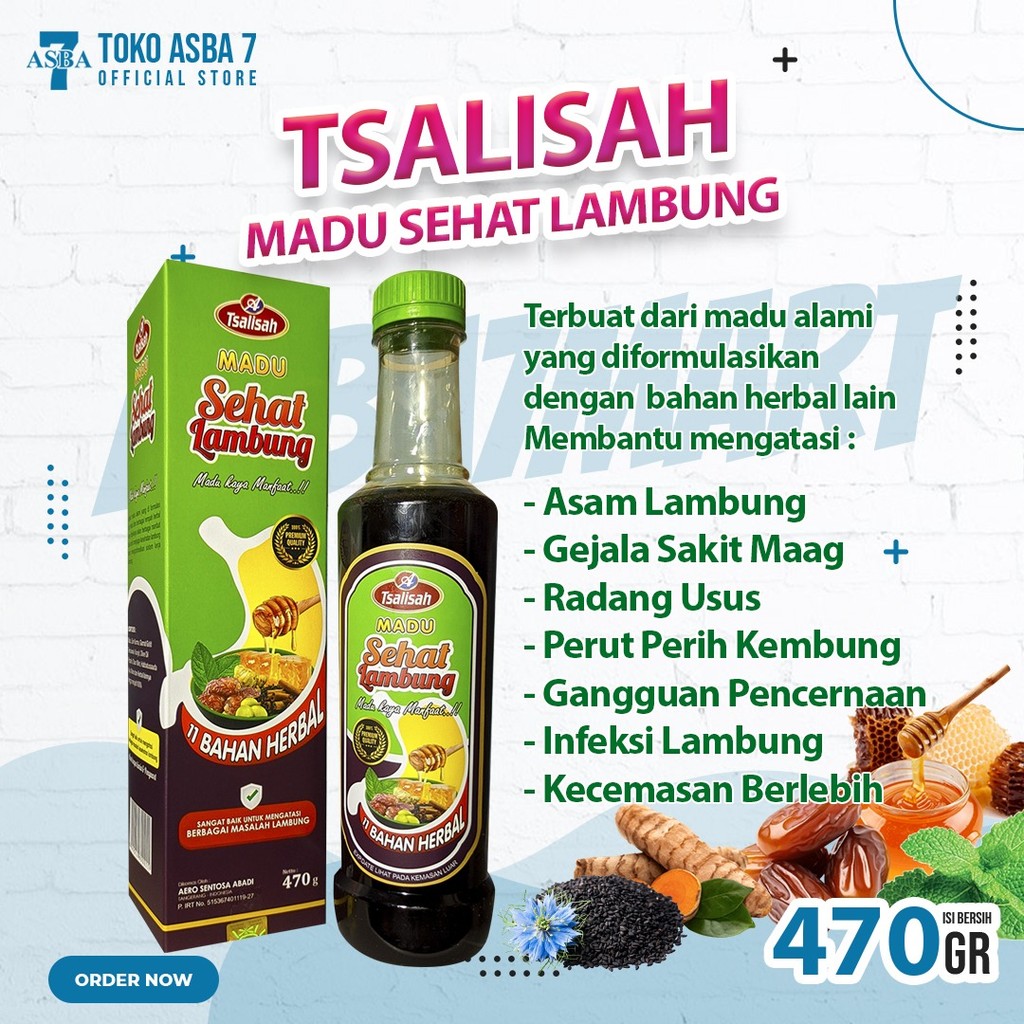 

TSALISAH MADU SEHAT LAMBUNG 470G