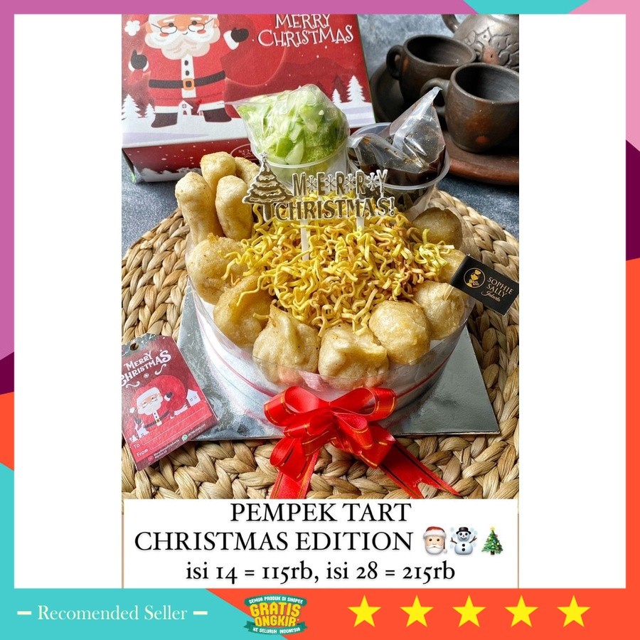 

Kado Pacar Istri Suami Murah Viral Unik Kekinian Bagus lebaran Natal / Pempek Tart Hampers Natal / Christmas Edition 2022