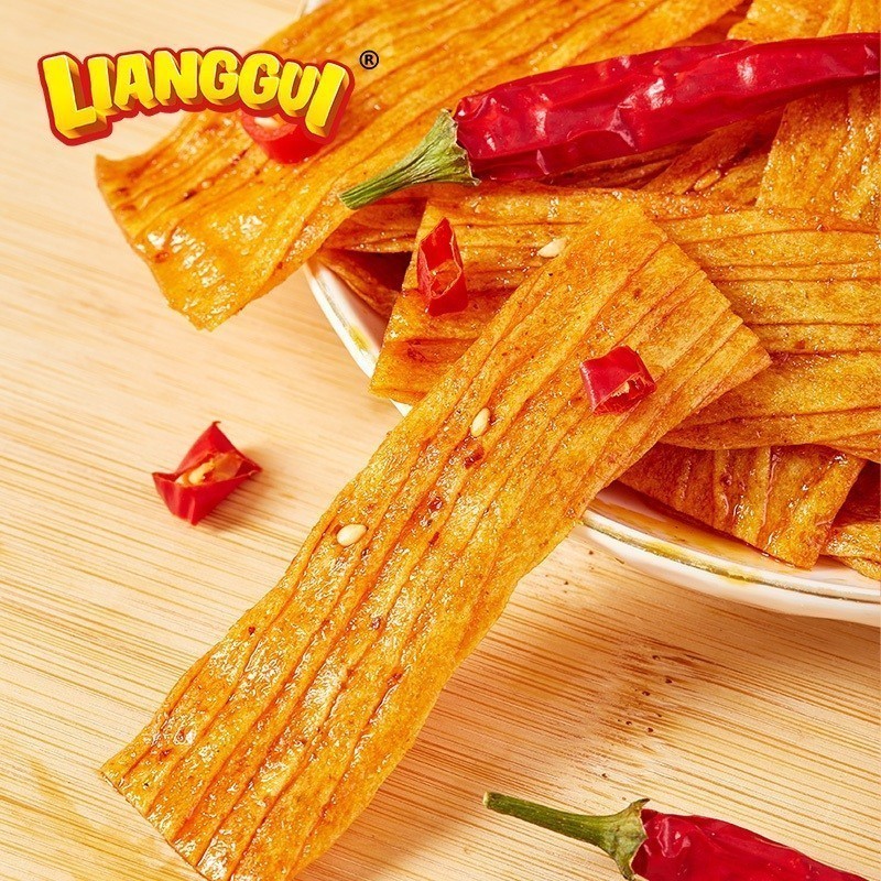 

[Cemilan latiao] Lianggui Gluten Spicy Tofu Latiao Cemilan Snack Vegetarian