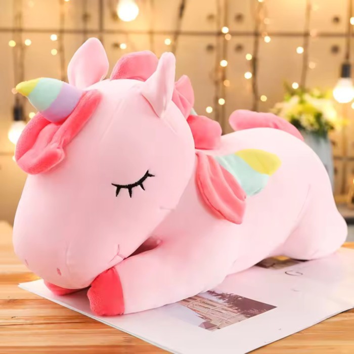 "F.SK" - DISKON NGASOH.ID Boneka Jumbo Unicorn XL 70 cm Mainan Anak Perempuan Kado Hadiah Ulang Tahu