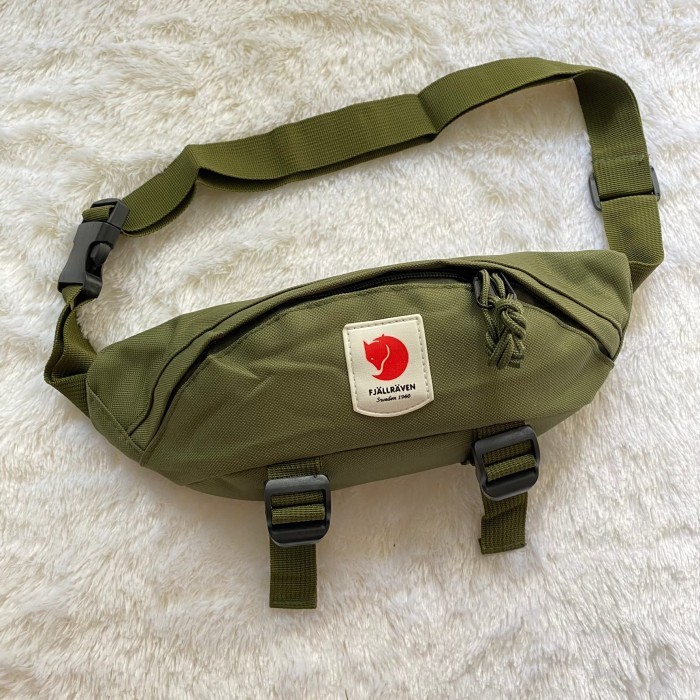 ✨BISA COD✨ -fjallraven kanken waist bag - Hitam