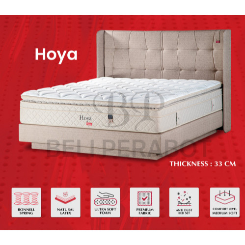 [ PERABOTKU28 ] Matras & Fullset Ori Kasur Springbed Latex Helux Hoya Super Soft dengan Helux Bonnel