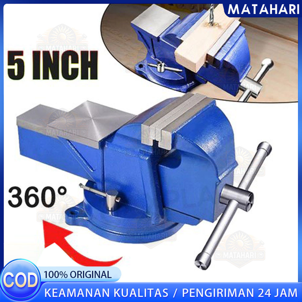 Catok Clamp 5'' / catok paron / Ragum Klem / Catok Meja / Bench Vise / Ragum Tanggem Alat Jepit Serb