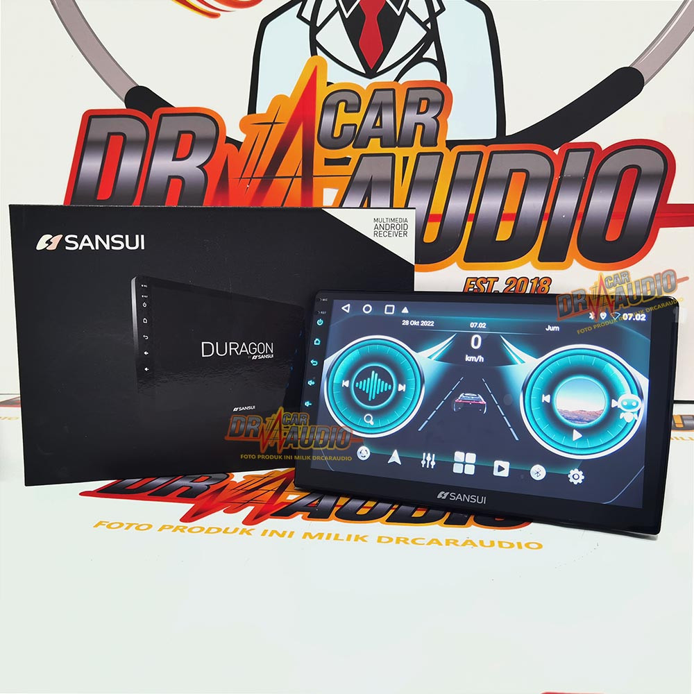Head Unit Android 10 Inch Sansui SA-5200i Duragon GEN 1 RAM 6GB Internal 128GB DSP Voice Command