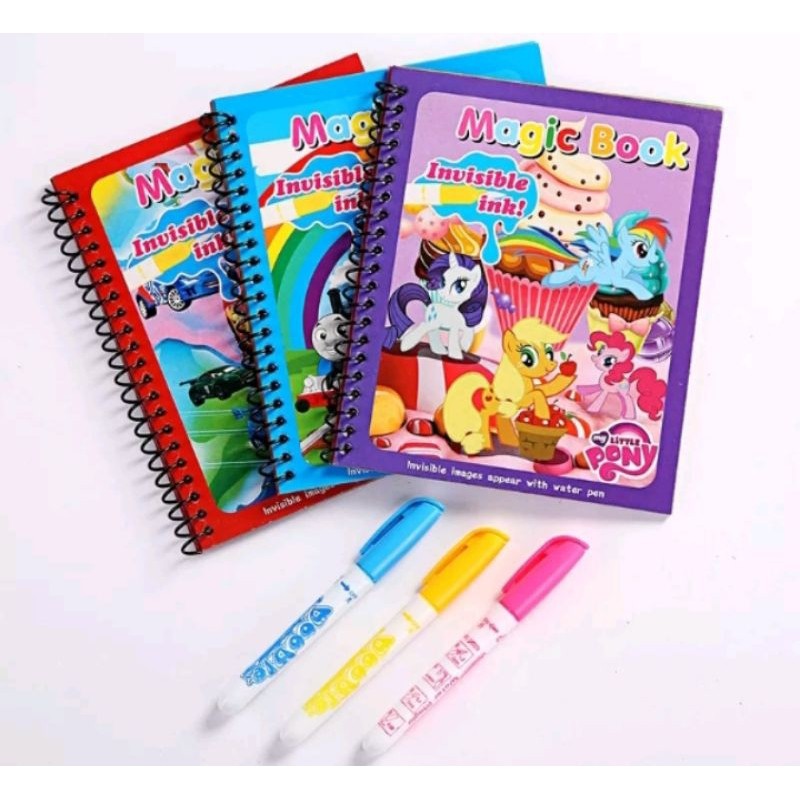 

Magic Book Water Buku Mewarna Air