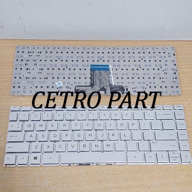 Keyboard HP Pavilion X360 14s-dq5002TU 14s-dq5001TU 14s-dq0508TU Silver -NEW