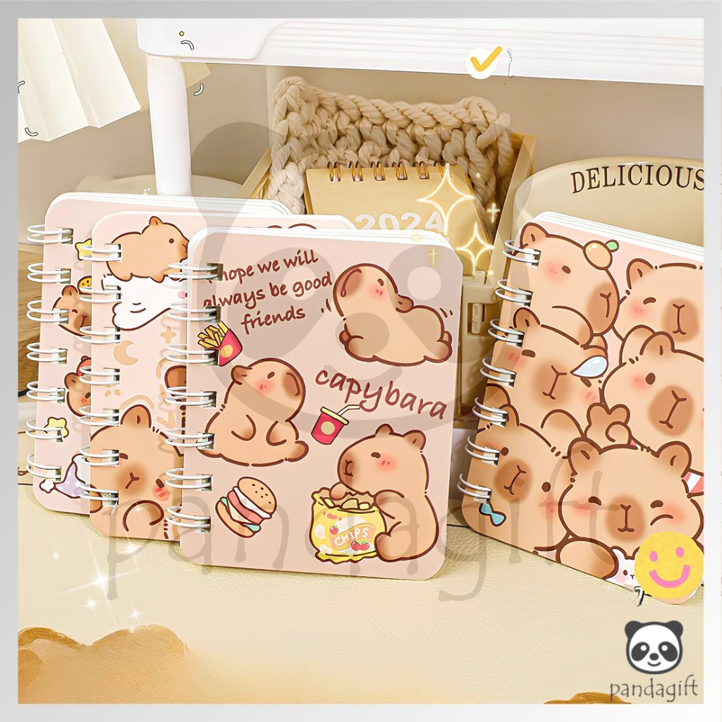 

Notebook Ring Motif / Buku A7 Catatan Ring / Buku Tulis Ring Lucu Aesthetic - GG0240