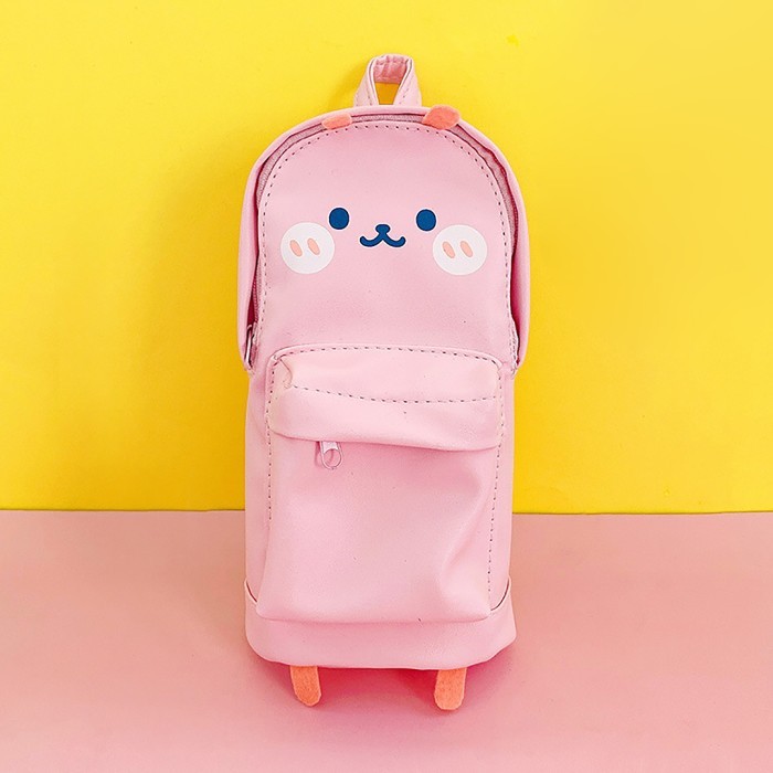 

BEST[Promo] TOKKADO Sanmo Pencil Case Tempat Kotak Pensil Pouch Anak Sekolah Lucu - Rabbit