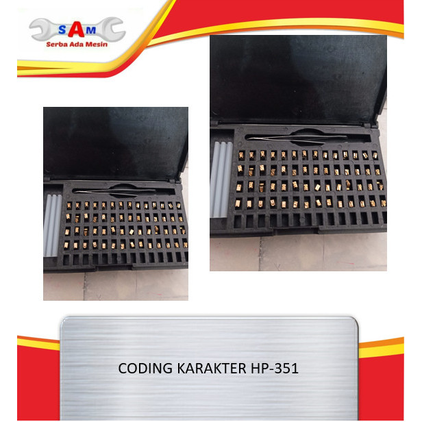 

karakter mesin coding HP-351 angka dan huruf 1 box
