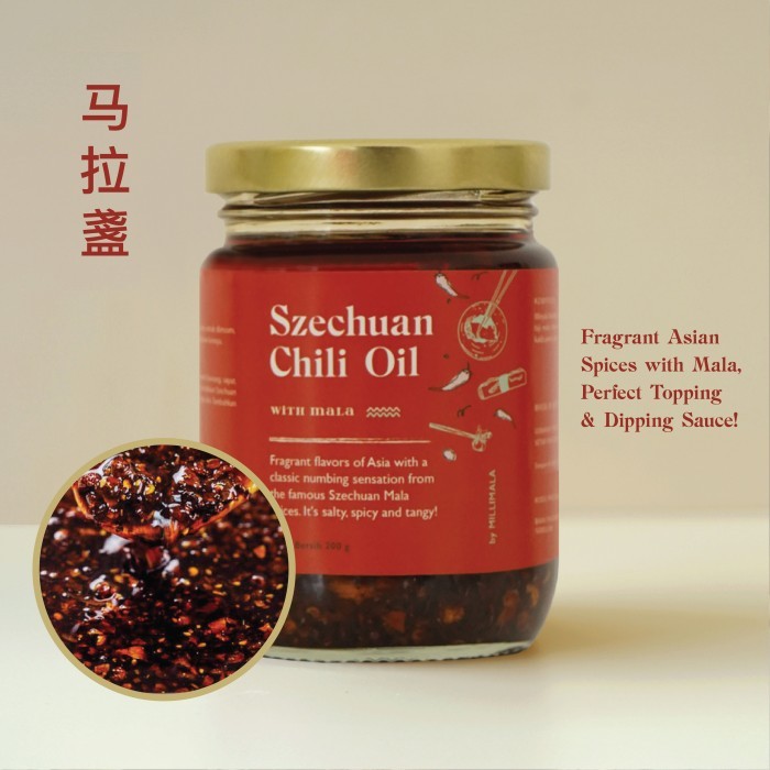 

[New]Promo Szechuan Chili Oil - Mala Chilli Oil by Millimala