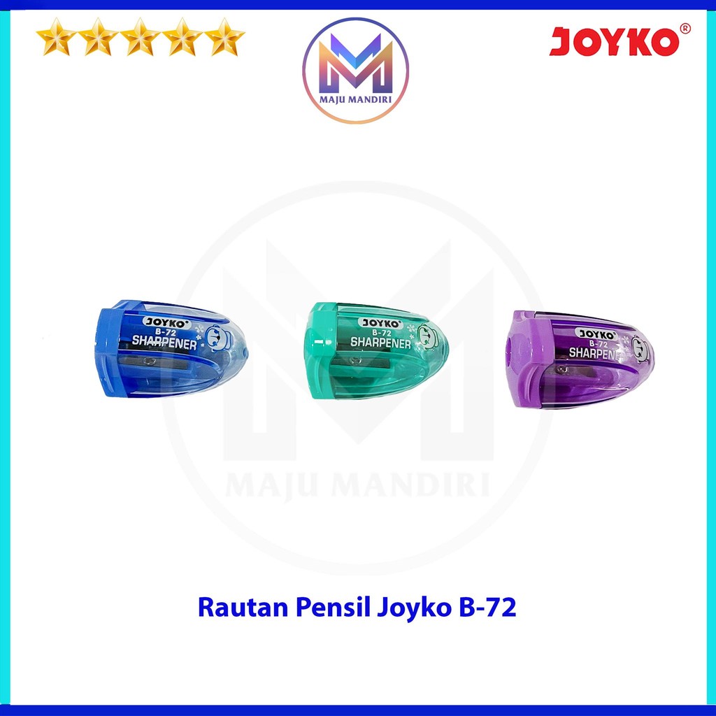 

Rautan Pensil Joyko B 72 / Pencil Sharpener B-72 / Serutan 24 pcs