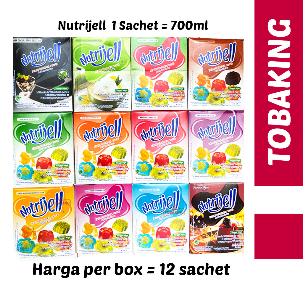 

Nutrijell Jelly Box isi 12 Nutrijel Jeli All Varian Puding