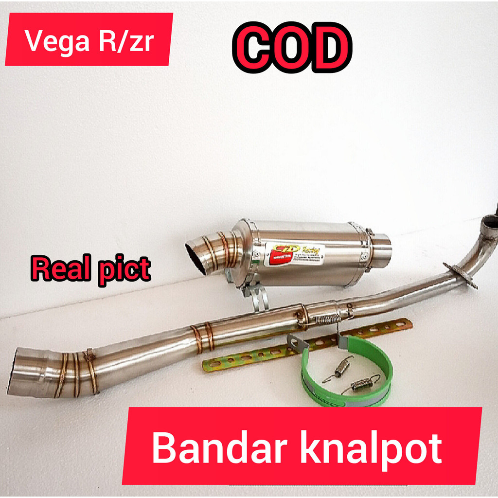 knalpot racing CLD oval  Vega R Vega ZR full system tinggal pasang