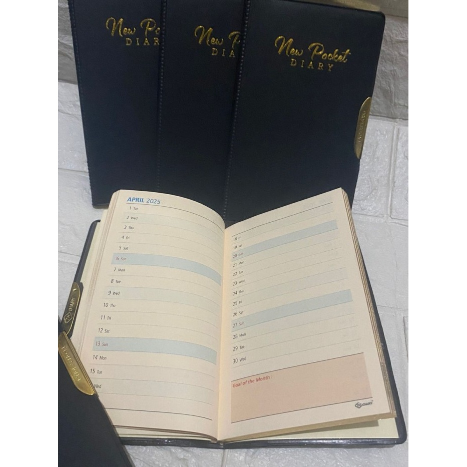 

AGENDA POCKET DIARY KERTAS PUTIH TAHUN 2025 - new pocket