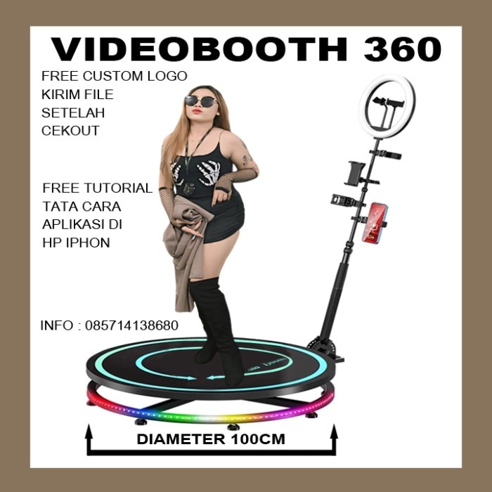 Photobooth / videobooth / spinner 360 diameter 100cm - spinn360