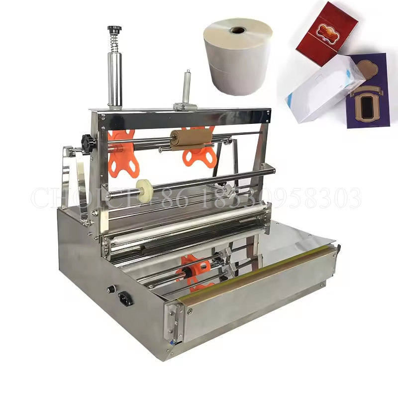 

Commercial Perfume Box Packaging Machine Manual Cigarette Poker Box Bopp Cellophane Film Heat Sealing Wrapping Packaing Machine