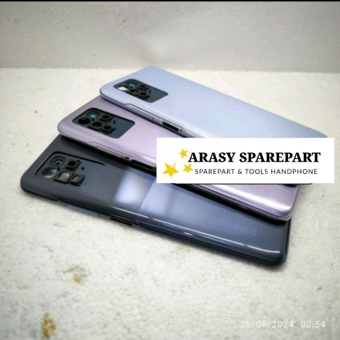 BACKCASING KESING HOUSING CASING INFINIX NOTE 10 PRO BEZEL + BACKDOOR BERGARANSI 100%
