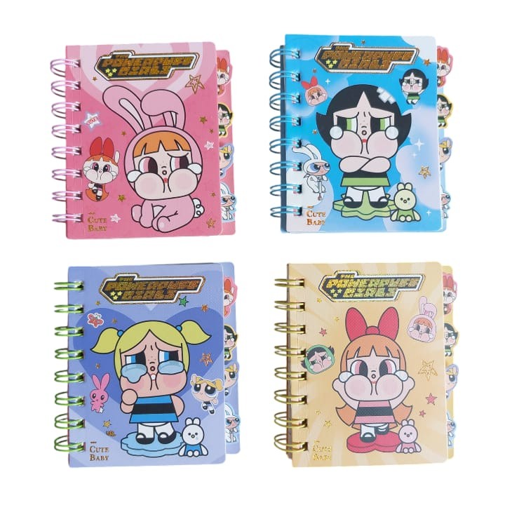 

NB SPIRAL A7 205 / NOTEBOOK SPIRAL A7 POWER PUFF GIRL / NOTEBOOK MINI BUKU CATATAN KECIL