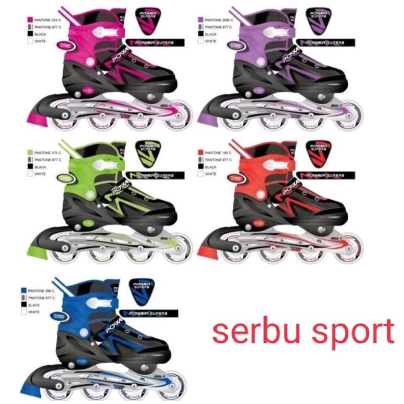 SEPATU RODA MURAH ANAK / DEWASA POWER SUPERB  ORIGINAL