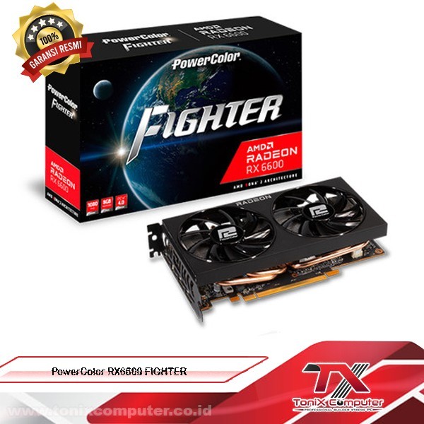 PowerColor RX6600 FIGHTER | VGA Gaming | RX 6600 | VGA Ati Radeon
