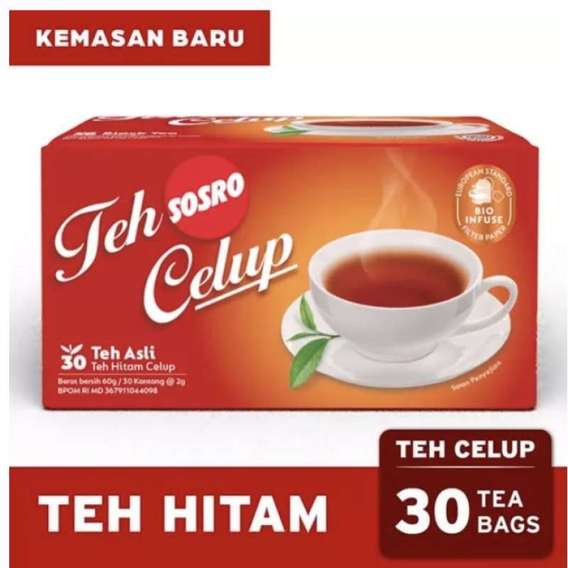 

c teh celup sosro isi 30 / Teh sosro kotak isi 30