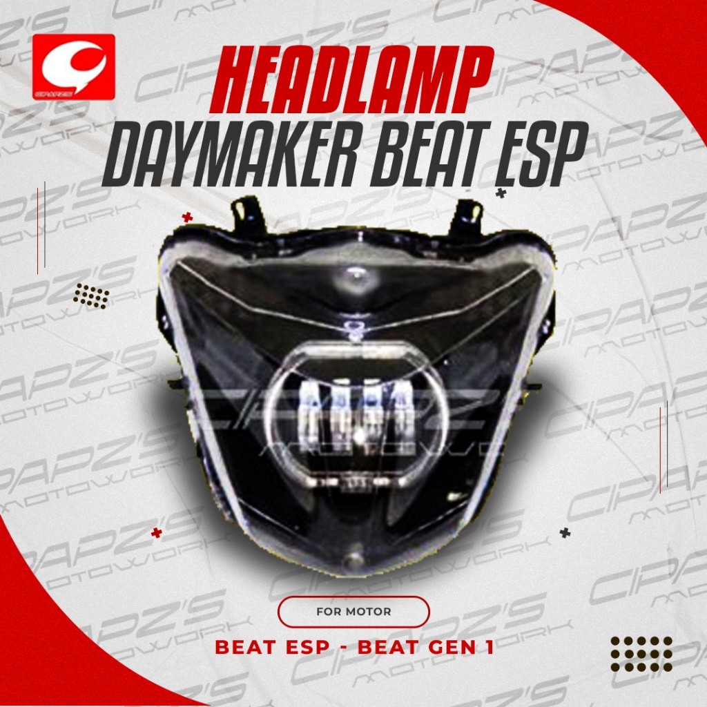 Lampu Daymaker Beat ESP Beat Street Headlamp Daymaker SQL 4 Mata Custom Cipapzs Motowork