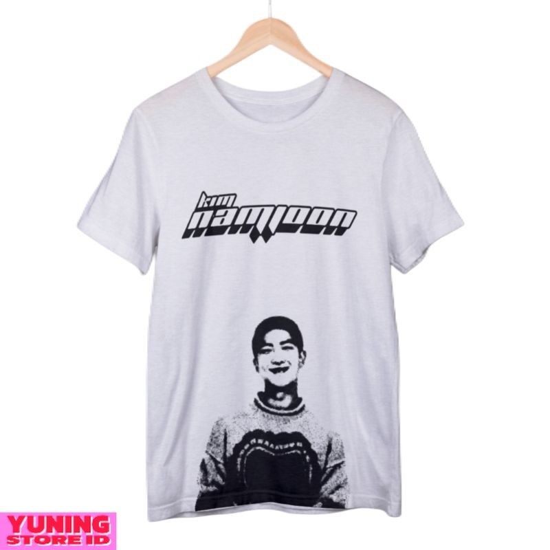 YSID Kaos Bangtan Kim Namjoon Foto Siluet Bawah DPN
