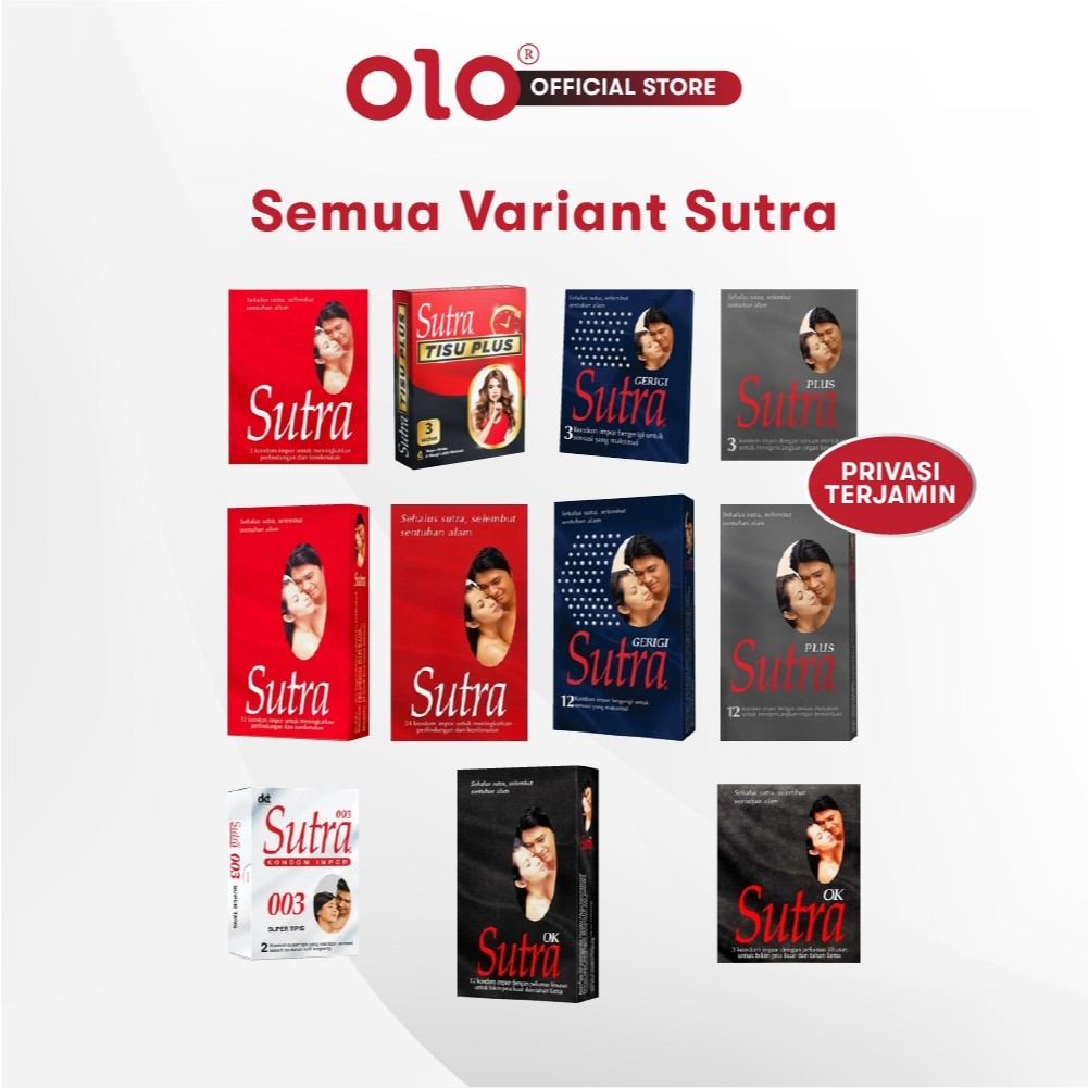 

konnnndddoooo Sutra Classic Gerigi OK 003 Isi 3 Pcs 12 BONUS Semua Varian Lengkap Pelumas Bergerigi Polos