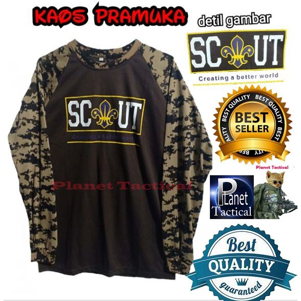 NEW Kaos Baju PDL Loreng Pramuka SCOUT