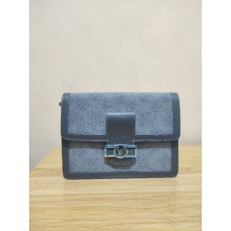 Tas Sling bag Denim Tas Selempang Branded